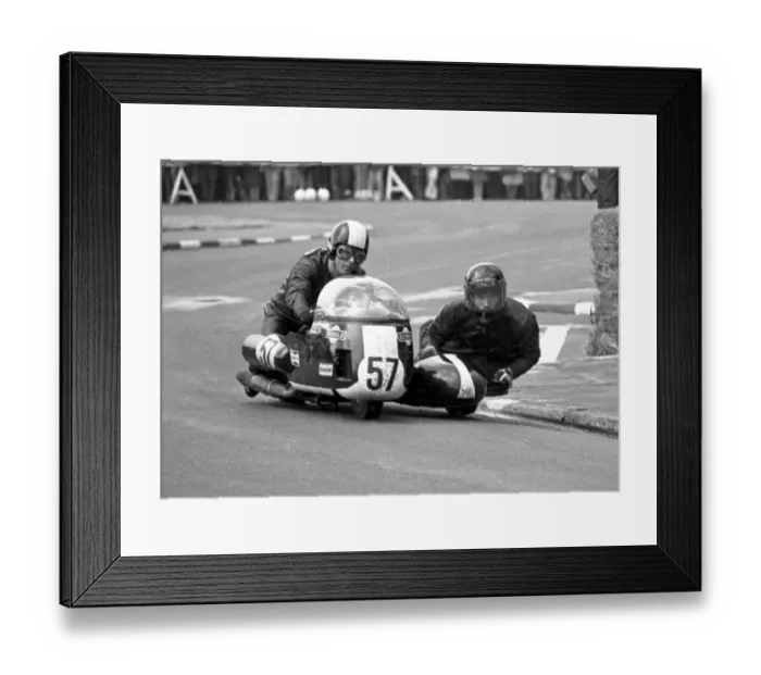 Framed Print : Geoff Atkinson Robert Peel GA BSA 1975 1000 Sidecar TT Framed Print : Geoff Atkinson Robert Peel GA BSA 1975 1000 Sidecar TT