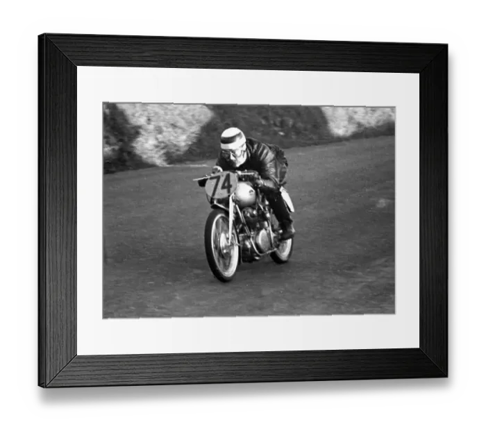 Framed Print : Archie Fenn Mondial 1953 Ultra Lightweight TT Framed Print : Archie Fenn Mondial 1953 Ultra Lightweight TT