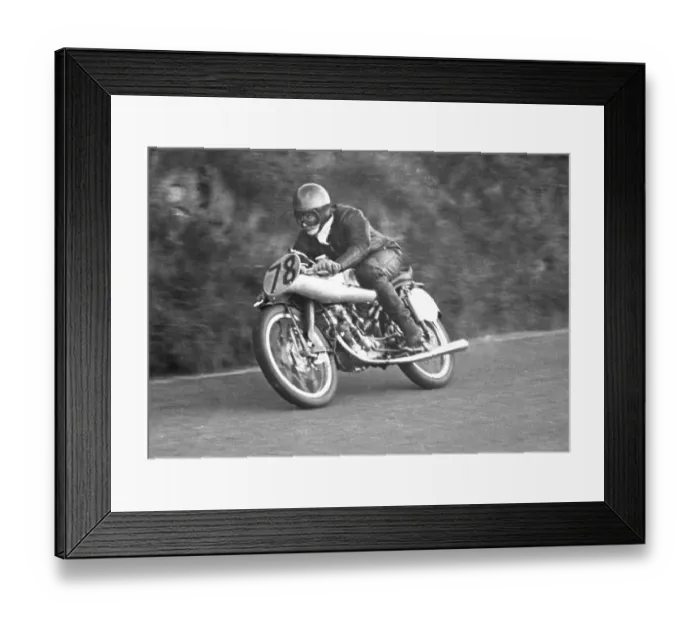 Framed Print : Werner Haas NSU 1953 Ultra Lightweight TT Framed Print : Werner Haas NSU 1953 Ultra Lightweight TT