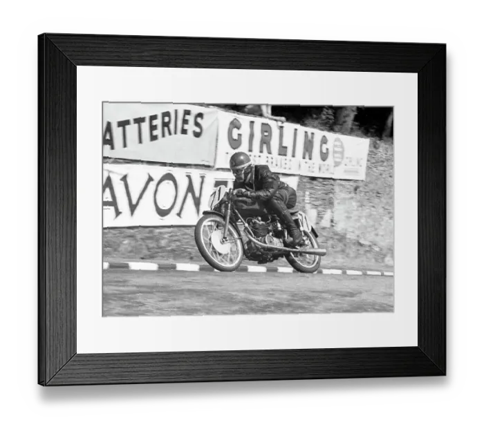 Framed Print : Norman Webb MV 1953 Ultra Lightweight TT Framed Print : Norman Webb MV 1953 Ultra Lightweight TT
