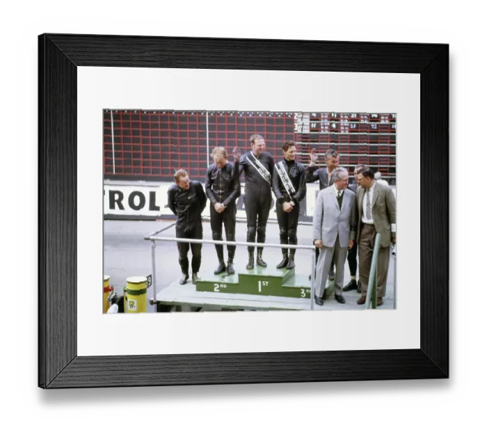 Framed Print : Fritz Scheidegger Johnny Robinson 1966 Sidecar TT