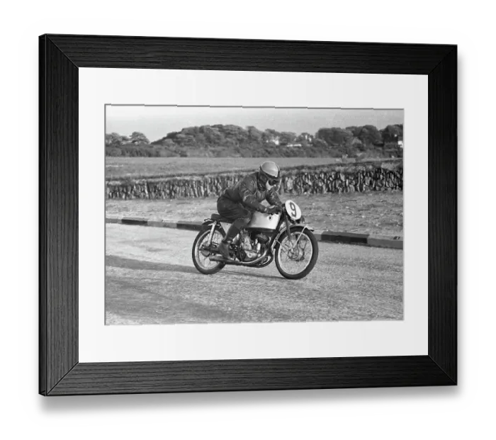 Framed Print : Len Harfield EMC Puch 1954 Ultra Lightweight TT Framed Print : Len Harfield EMC Puch 1954 Ultra Lightweight TT