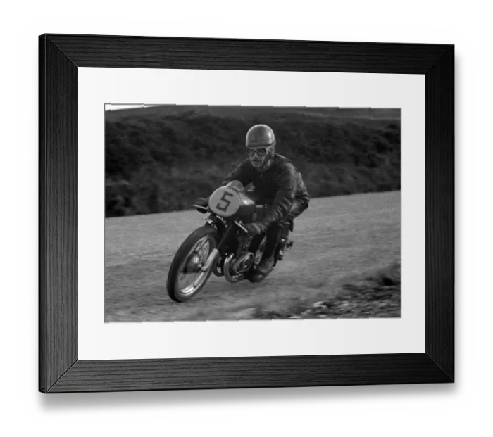 Framed Print : John Grace Montesa 1954 Ultra Lightweight TT Framed Print : John Grace Montesa 1954 Ultra Lightweight TT