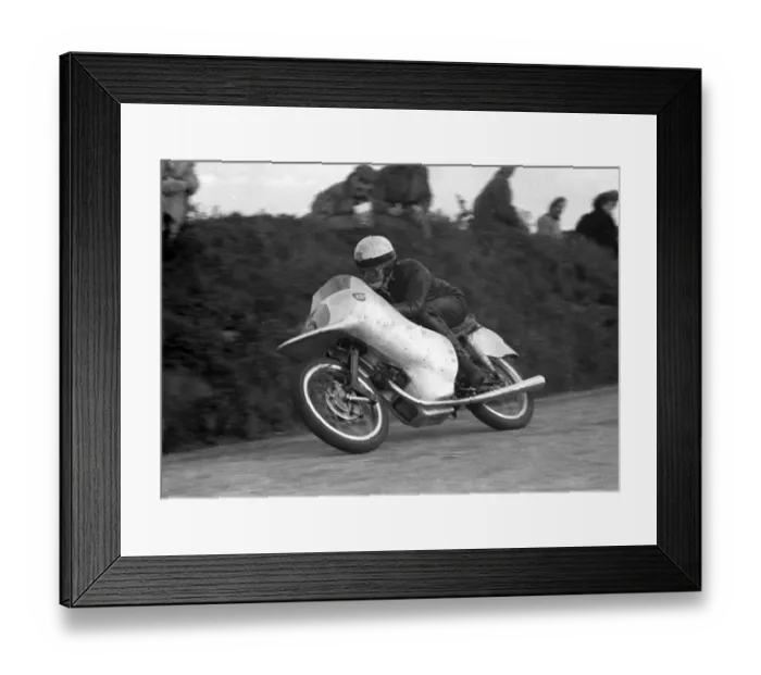 Framed Print : Werner Haas NSU 1954 Ultra Lightweight TT Framed Print : Werner Haas NSU 1954 Ultra Lightweight TT