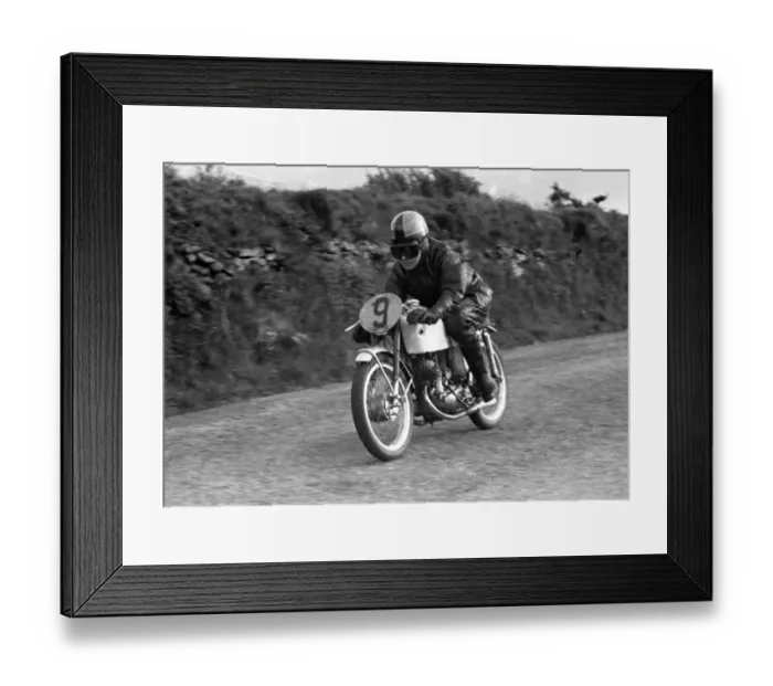 Framed Print : Len Harfield EMC Puch 1954 Ultra Lightweight TT Framed Print : Len Harfield EMC Puch 1954 Ultra Lightweight TT