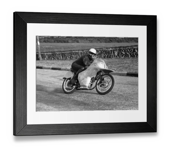 Framed Print : Hans Muller NSU 1954 Ultra Lightweight TT Framed Print : Hans Muller NSU 1954 Ultra Lightweight TT