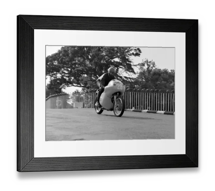 Framed Print : Paul Slade AJS 1965 Junior Manx Grand Prix