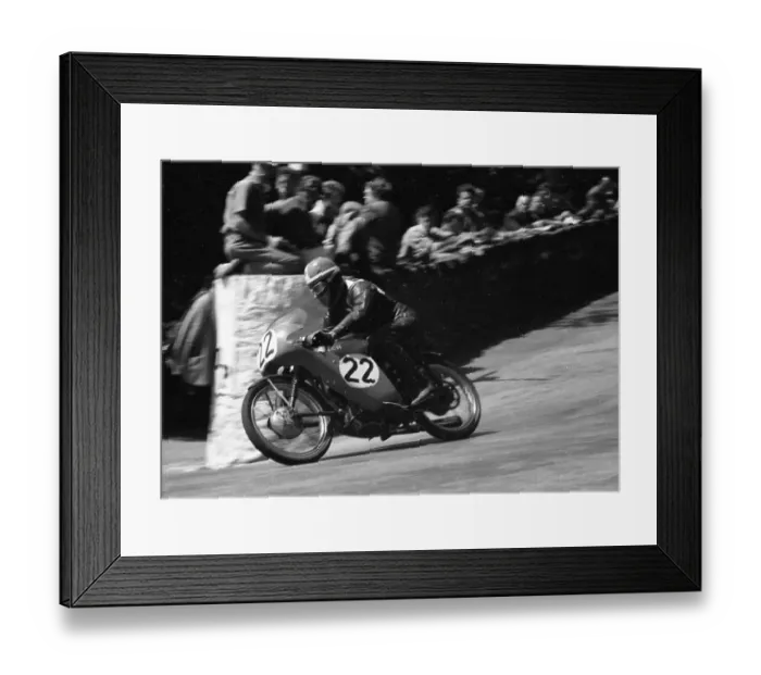 Framed Print : Len Harfield LCH 1959 Ultra Lightweight TT Framed Print : Len Harfield LCH 1959 Ultra Lightweight TT