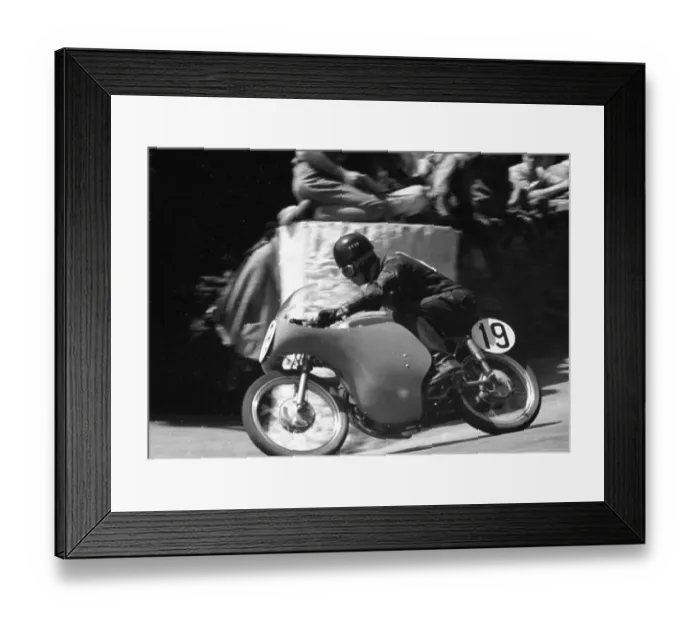 Framed Print : Peter Carr Ducati 1959 Ultra Lightweight TT Framed Print : Peter Carr Ducati 1959 Ultra Lightweight TT