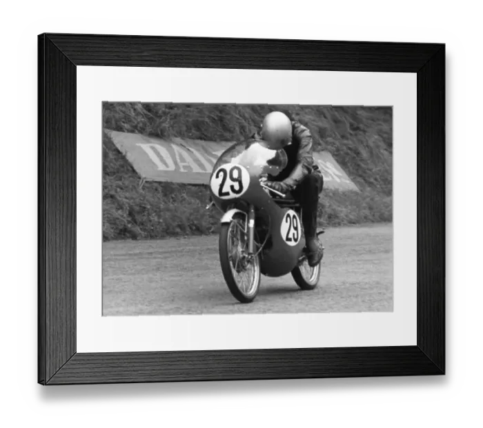 Framed Print : Brian Kettle Honda 1966 50cc TT Framed Print : Brian Kettle Honda 1966 50cc TT