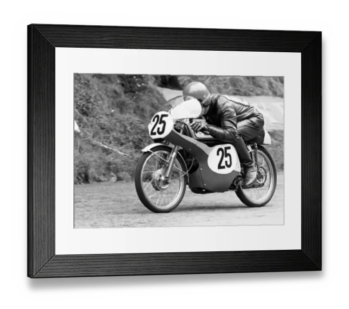 Framed Print : Les Griffiths Honda 1966 50cc TT Framed Print : Les Griffiths Honda 1966 50cc TT