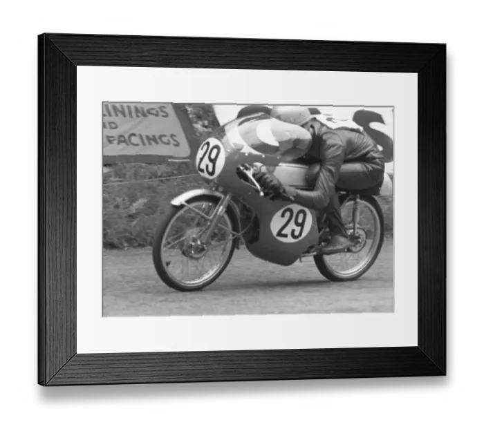 Framed Print : Brian Kettle Honda 1966 50cc TT Framed Print : Brian Kettle Honda 1966 50cc TT