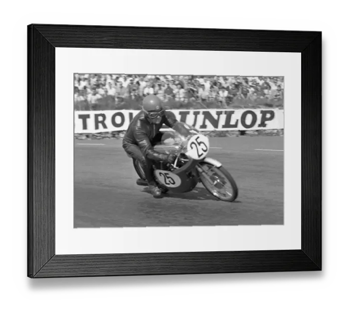 Framed Print : Les Griffiths Honda 1966 50cc TT Framed Print : Les Griffiths Honda 1966 50cc TT