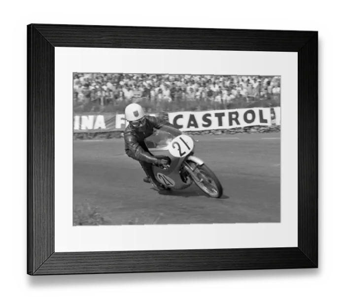 Framed Print : John Lawley Honda 1966 50cc TT Framed Print : John Lawley Honda 1966 50cc TT