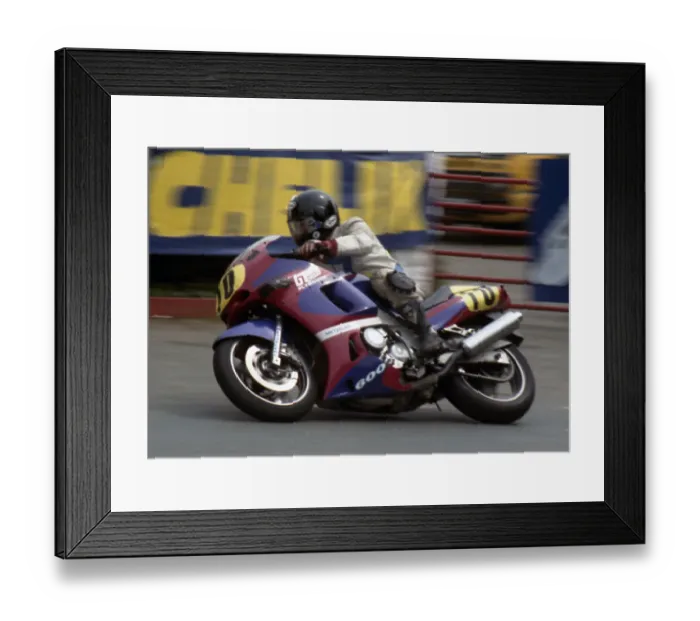 Framed Print : Alan Bennallick Kawasaki 1993 Supersport 600 TT Framed Print : Alan Bennallick Kawasaki 1993 Supersport 600 TT