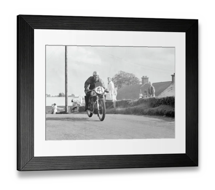Framed Print : Rally Dean Norton 1952 Junior Ulster Grand Prix Framed Print : Rally Dean Norton 1952 Junior Ulster Grand Prix
