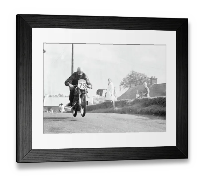 Framed Print : Charlie Gray AJS 1952 Junior Ulster Grand Prix Framed Print : Charlie Gray AJS 1952 Junior Ulster Grand Prix