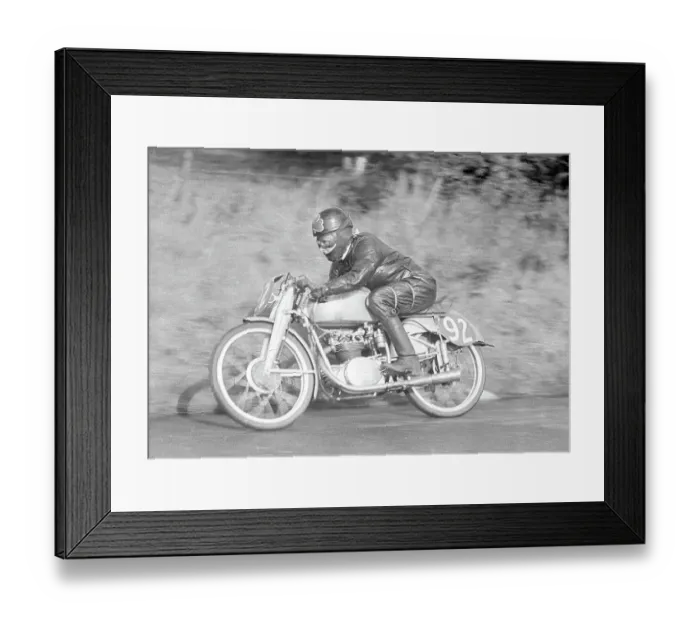 Framed Print : Cromie McCandless Mondial 1952 Ultra Lightweight Ulster Grand Prix