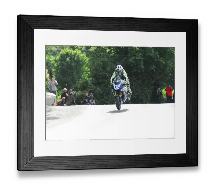 Framed Print : William Dunlop Yamaha 2017 Senior TT Framed Print : William Dunlop Yamaha 2017 Senior TT