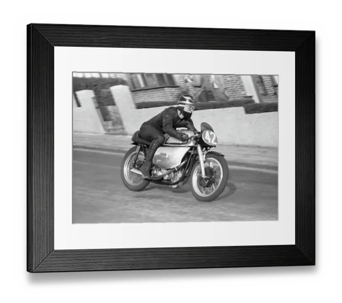 Framed Print : Alan Trow Norton 1957 TT Framed Print : Alan Trow Norton 1957 TT
