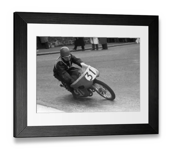 Framed Print : Jim Bound Montesa 1957 Ultra Lightweight TT Framed Print : Jim Bound Montesa 1957 Ultra Lightweight TT