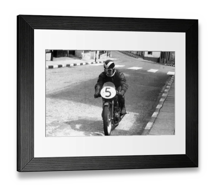 Framed Print : Arthur Wheeler MV 1956 Ultra Lightweight TT Framed Print : Arthur Wheeler MV 1956 Ultra Lightweight TT