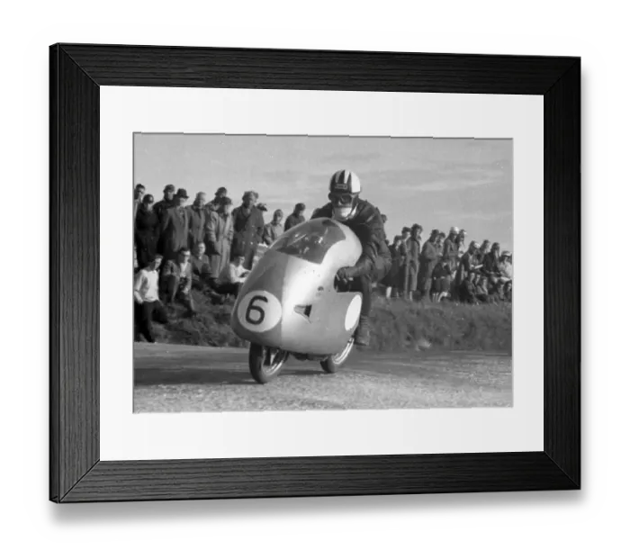 Framed Print : Cecil Sandford Mondial 1956 Lightweight TT Framed Print : Cecil Sandford Mondial 1956 Lightweight TT