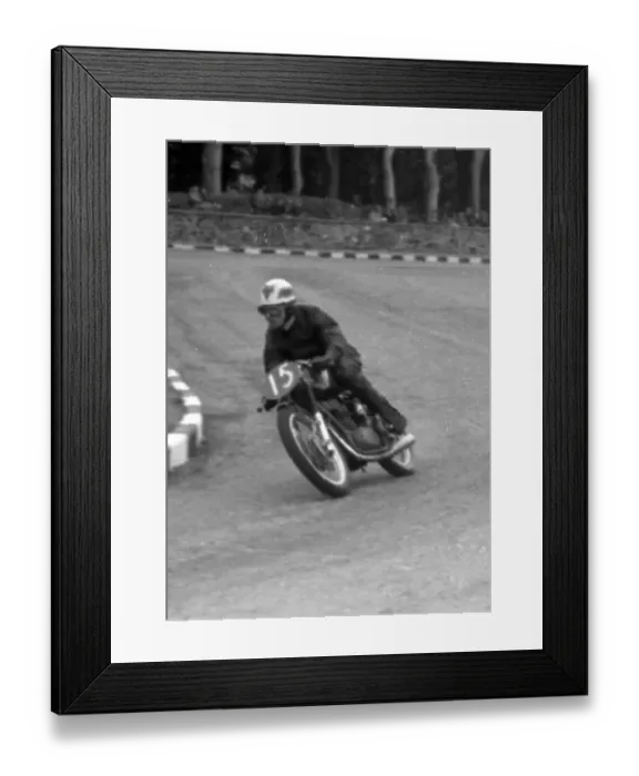 Framed Print : Frank Fox MV 1956 Lightweight TT Framed Print : Frank Fox MV 1956 Lightweight TT