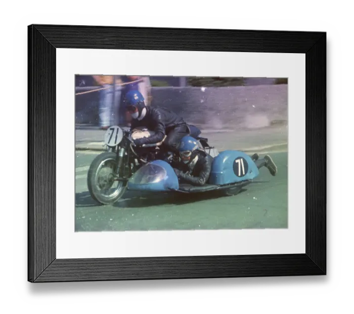 Framed Print : G R Richards & (Triumph) & W.E Framed Print : G R Richards & (Triumph) & W.E