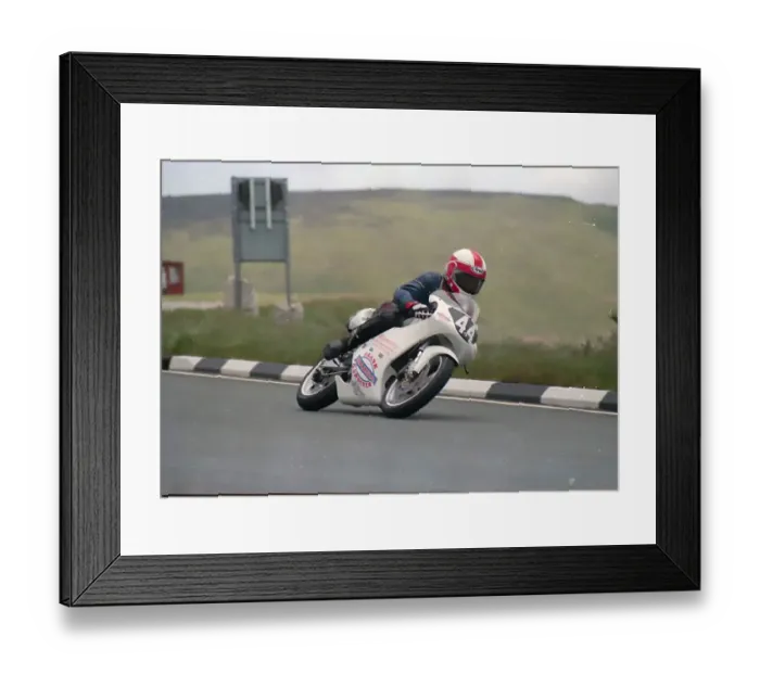 Framed Print : Mick Chatterton (Honda) at The Bungalow Framed Print : Mick Chatterton (Honda) at The Bungalow