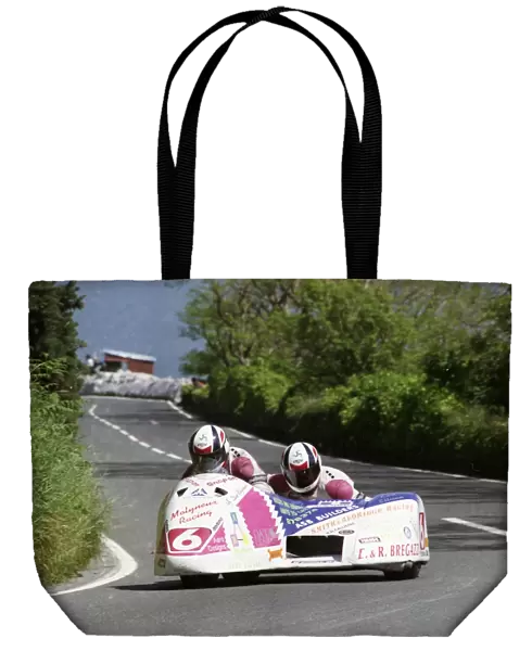 Dave Molyneux in the 1993 Sidecar TT