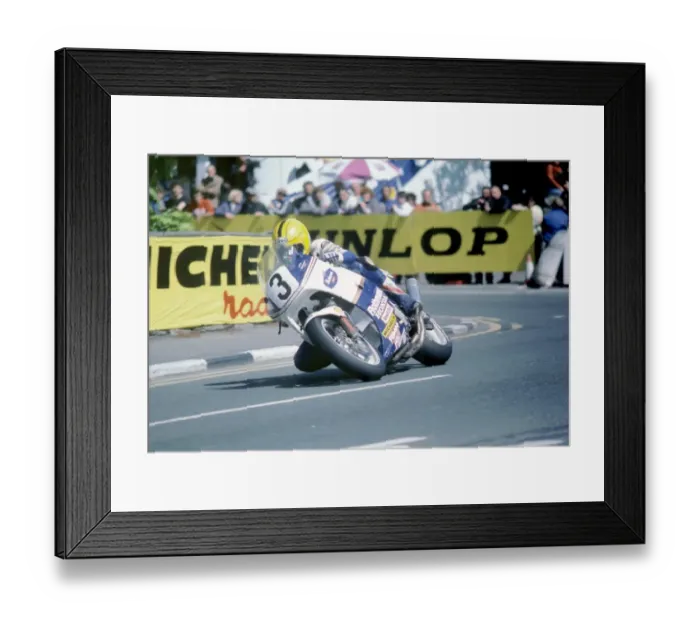 Framed Print : Joey Dunlop (Honda) 1987 Formula One TT Framed Print : Joey Dunlop (Honda) 1987 Formula One TT