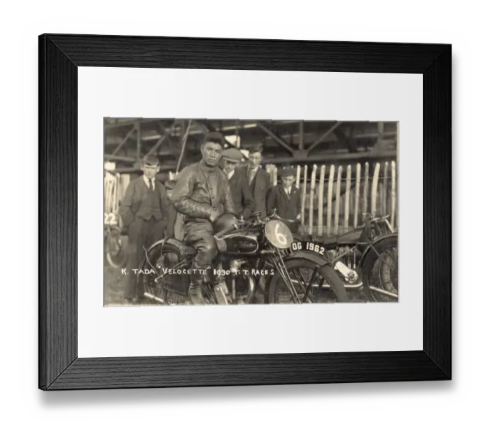 Framed Print : The first Japanese TT rider Framed Print : The first Japanese TT rider