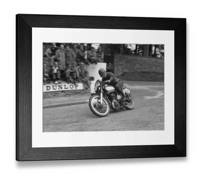 Framed Print : Pre-war - Post-war winner: Harold Daniell (Norton) 1947 Senior TT Framed Print : Pre-war - Post-war winner: Harold Daniell (Norton) 1947 Senior TT