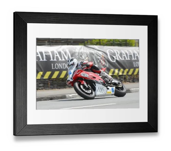 Framed Print : The Dunlop Legend continues: Michael Dunlop 2009 Supersport 2 TT Framed Print : The Dunlop Legend continues: Michael Dunlop 2009 Supersport 2 TT