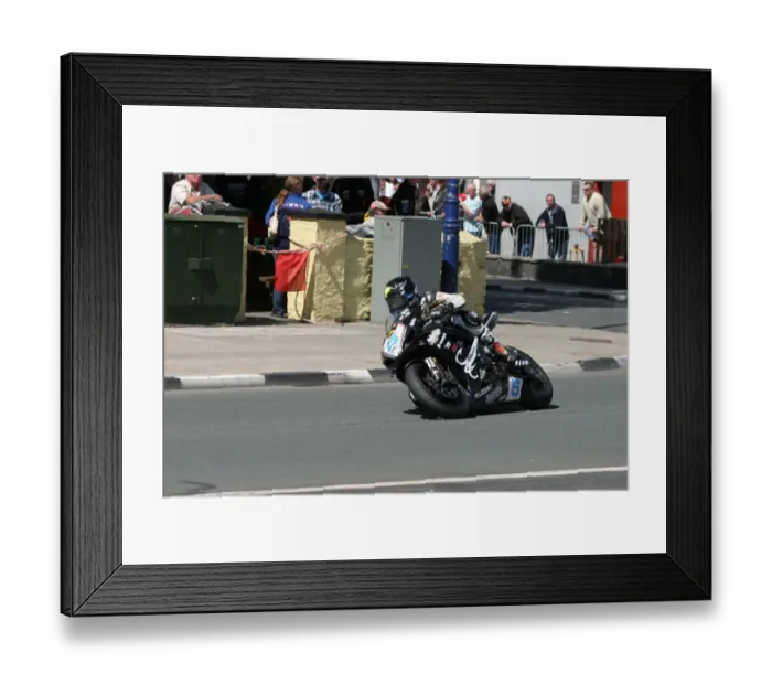 Framed Print : Revenge! Bruce Anstey 2008 Supersport 2 TT Framed Print : Revenge! Bruce Anstey 2008 Supersport 2 TT