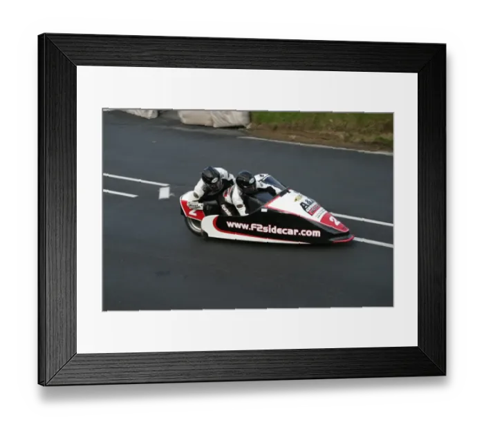 Framed Print : The first TT win for Nick Crowe; 2005 Sidecar A TT Framed Print : The first TT win for Nick Crowe; 2005 Sidecar A TT