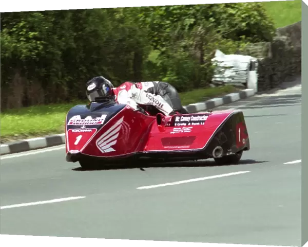 Dave Molyneux & Rick Long (Honda) 2006 Sidecar TT