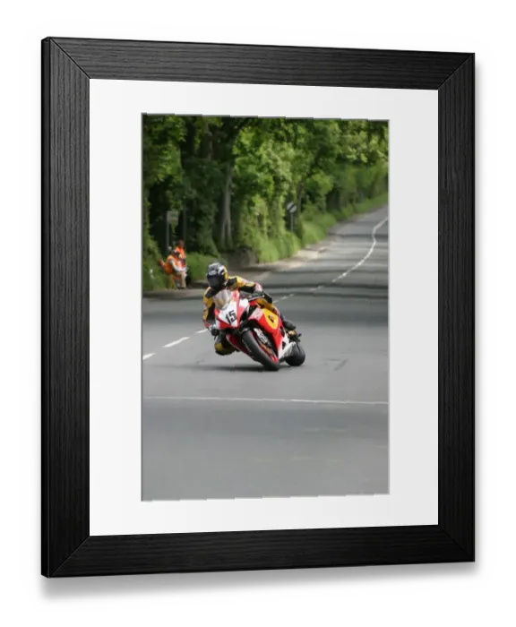 Framed Print : Guy Martin at Ballacraine; 2005 Senior TT Framed Print : Guy Martin at Ballacraine; 2005 Senior TT