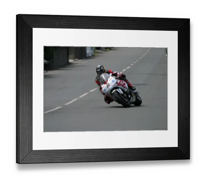 Framed Print : Guy Martin at Sulby Bridge; 2007 Superbike TT Framed Print : Guy Martin at Sulby Bridge; 2007 Superbike TT