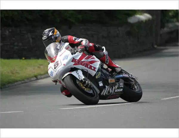 Guy Martin at Sulby Bridge; 2007 Superbike TT