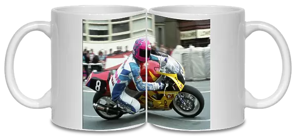 Jim Moodie at Parliament Square: 1993 Supersport 400 TT