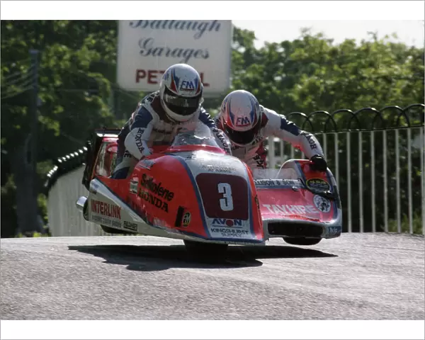 Mick Boddice at Ballaugh Bridge: 1991 Sidecar Race A