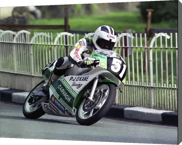 Robert Dunlop at Braddan Bridge: 1990 Ultra Lightweight TT
