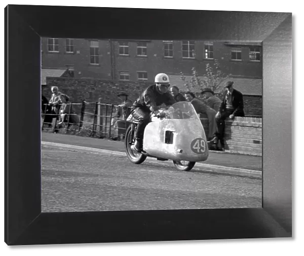 Bob McIntyre at Cruickshanks, 1955 Junior TT