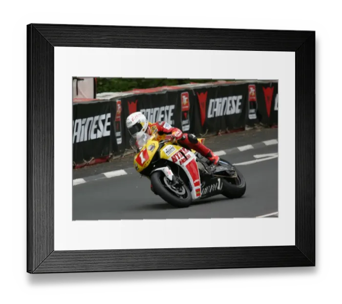 Framed Print : Guy Martin at Braddan Bridge; 2008 Superstock TT Framed Print : Guy Martin at Braddan Bridge; 2008 Superstock TT