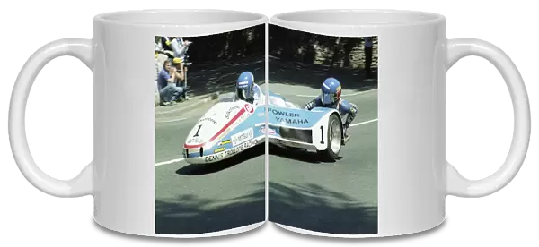 Jock Taylor at Braddan Bridge: 1982 Sidecar Race B