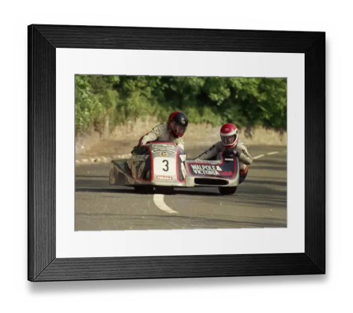 Framed Print : Mick Boddice & Don Williams (Yamaha) 1987 Sidecar TT Framed Print : Mick Boddice & Don Williams (Yamaha) 1987 Sidecar TT