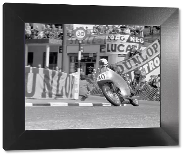 Reg Armstrong at Quarter Bridge: 1954 Lightweight TT