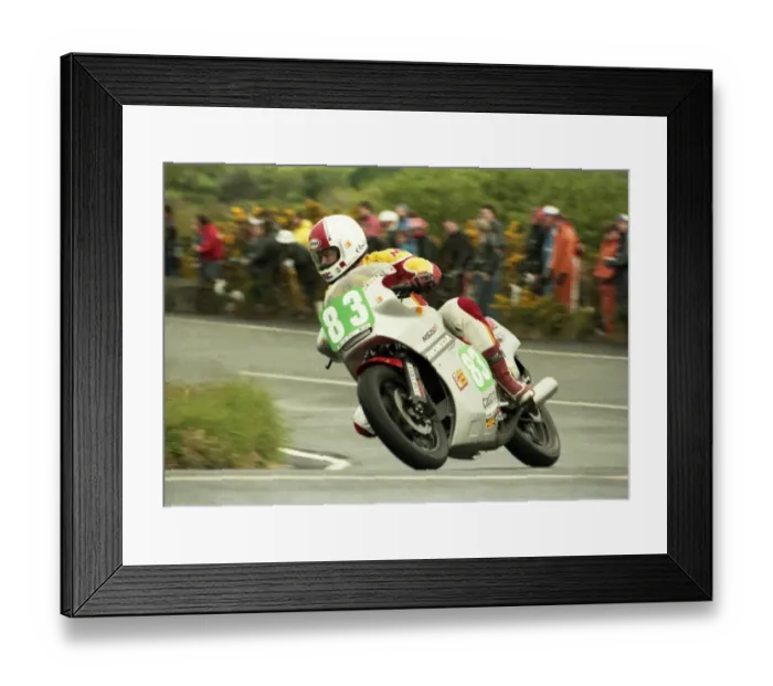 Framed Print : Mat Oxley at the Gooseneck: 1985 Production Race A Framed Print : Mat Oxley at the Gooseneck: 1985 Production Race A